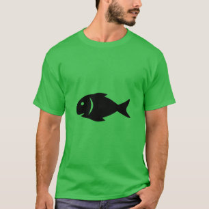 WTF WAAR IS DE VIS GRAPPIGE VLEK T-SHIRT