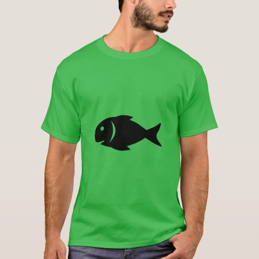 WTF WAAR IS DE VIS GRAPPIGE VLEK T-SHIRT (Voorkant)