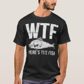 WTF Waar is de vis T-shirt (Voorkant)