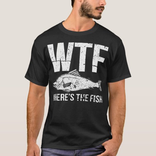 WTF Waar is de vis T-shirt (Voorkant)