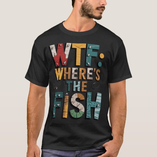 WTF: Waar is de vis? T-shirt (Voorkant)