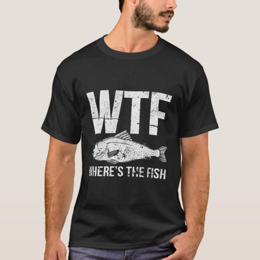 WTF Waar is de vis T-shirt (Voorkant)