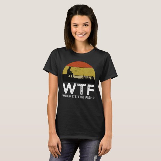 WTF - Waar is de vis? T-shirt (Voorkant volledig)