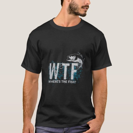 WTF Waar is de vis T-shirt (Voorkant)