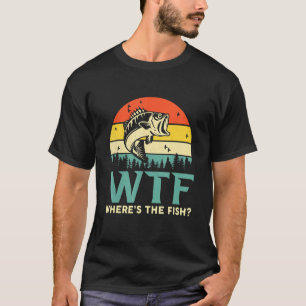 Wtf Waar is de vis Vist T-shirt