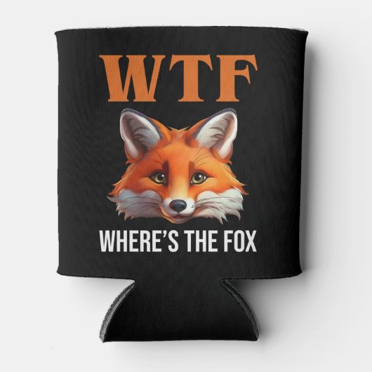 WTF - Waar is de vos Blikjeskoeler (Voorkant)