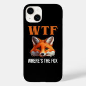 WTF - Waar is de vos Case-Mate iPhone Case (Achterkant)
