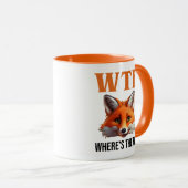 WTF - Waar is de vos Mok (Voorkant rechts)