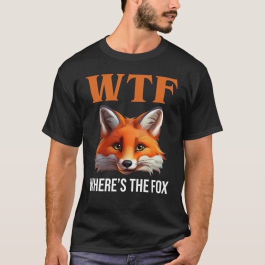 WTF - Waar is de vos T-shirt (Voorkant)