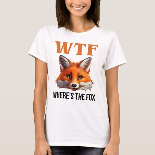 WTF - Waar is de vos T-shirt (Voorkant)