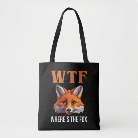 WTF - Waar is de vos Tote Bag (Voorkant)