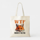 WTF - Waar is de vos Tote Bag (Achterkant)