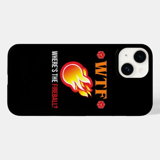 WTF - Waar is de vuurbal? Case-Mate iPhone Case (Achterkant (horizontaal))