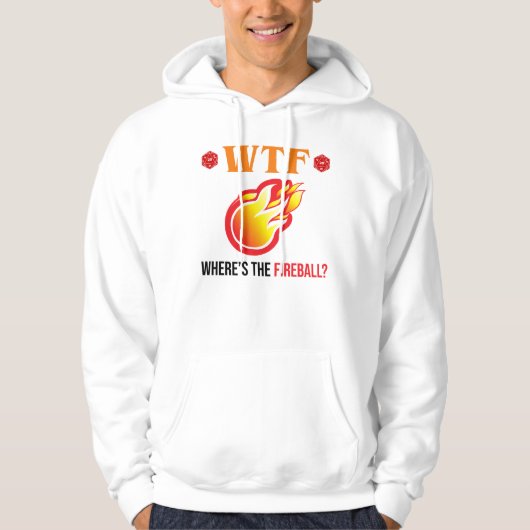 WTF - Waar is de vuurbal? Hoodie (Voorkant)