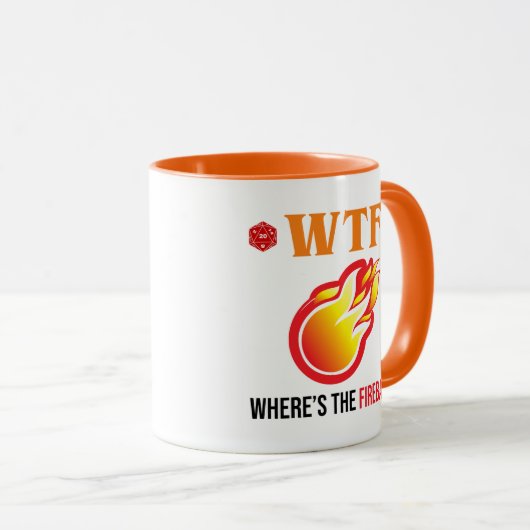 WTF - Waar is de vuurbal? Mok (Voorkant rechts)