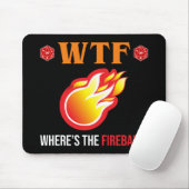 WTF - Waar is de vuurbal? Muismat (Met muis)