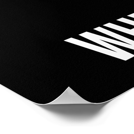 WTF - Waar is de vuurbal? Poster (Hoek)