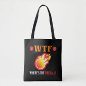 WTF - Waar is de vuurbal? Tote Bag (Voorkant)