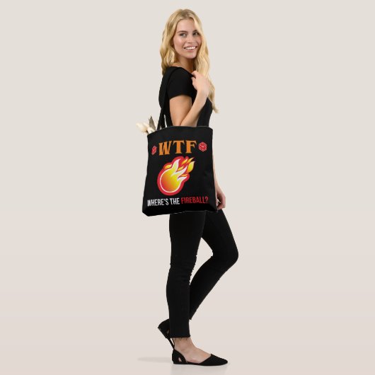 WTF - Waar is de vuurbal? Tote Bag (Op model)