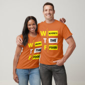WTF Waar is het eten grappig T-shirt (Unisex)
