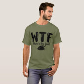 WTF Waar is het Eten T-shirt (Voorkant volledig)