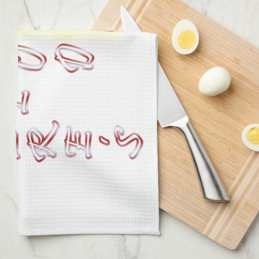 WTF (Waar is het eten) Theedoek (Quarter Fold)