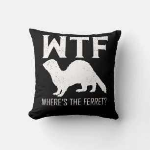 WTF, waar is het ferret Animal Gift? Kussen
