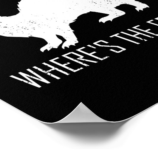 WTF, waar is het ferret Animal Gift? Poster (Hoek)