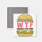 WTF Waar is het voedsel? Magneet (Voorkant / Achterkant)