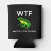 WTF - Waar zijn de kikkers? Blikjeskoeler (Achterkant)
