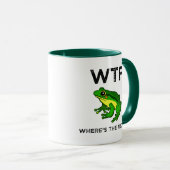 WTF - Waar zijn de kikkers? Mok (Voorkant rechts)