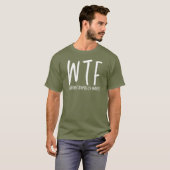 WTF Wandering Door Flea-Markets Koele Pensioen T-shirt (Voorkant volledig)