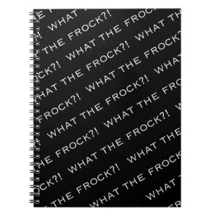 WTF?! Wat de Frock? -Spiralen notitieboek
