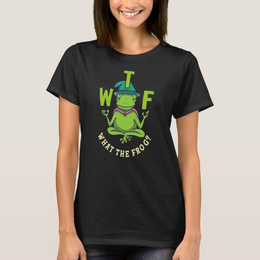 WTF Wat De Kikker Amfibie 2 T-shirt (Voorkant)