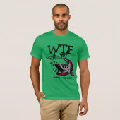 WTF What-The-Fuck Hunting Vist grappigheid  T-shirt (Voorkant volledig)