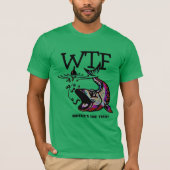 WTF What-The-Fuck Hunting Vist grappigheid T-shirt (Voorkant)