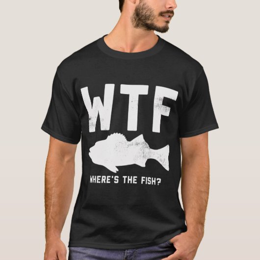 WTF Where's The Fish T-shirt (Voorkant)