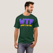 WTF Whereshe Food retro T-shirt (Voorkant volledig)