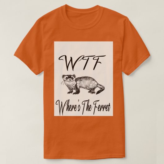 WTF Wherret Dierenvriend Gift T-shirt (Design voorkant)