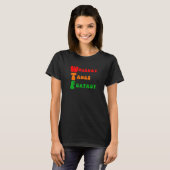 WTF Whiskey Tango Foxtrot leuke acroniem slogan T-shirt (Voorkant volledig)