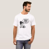 WTF Whisper - Grappig Retro Cartoon Ontwerp voor A T-shirt (Voorkant volledig)
