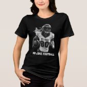 WTF Wide Receiver Legacy Tri-Blend Shirt (Voorkant)