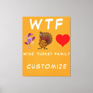 WTF Wijn Turkije Familie Thunder_Cove Canvas Afdruk
