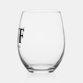 WTF WIJNGLAS ZONDER VOET (Links)