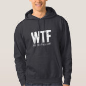 WTF: Win het gezicht-off (Hockey) Hoodie (Voorkant)