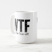 WTF: Win The Face-off (Hockey) Koffiemok (Voorkant links)