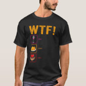 WTF Wine Turkey Family Funny Thanksgiving Day Mann T-shirt (Voorkant)