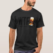 WTF Wine Turkey Family Funny Thanksgiving Mannen W T-shirt (Voorkant)