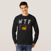 WTF Wine Turkey Family  Thanksgiving Day T-shirt (Voorkant volledig)