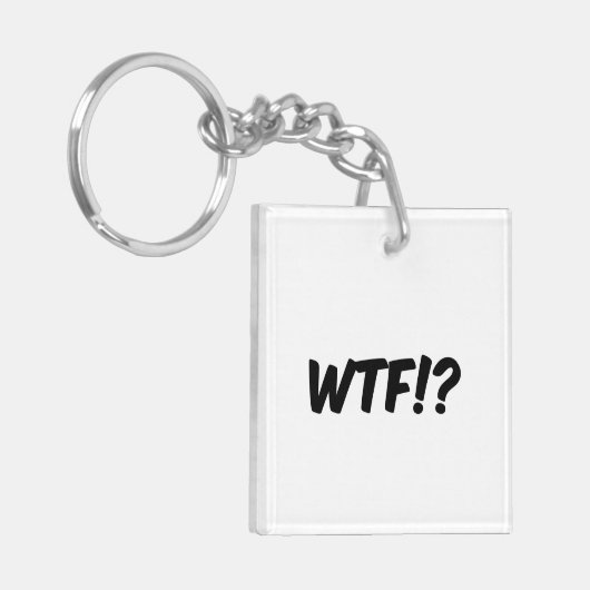 WTF!? Woorden Sleutelhanger (Voorkant Links)